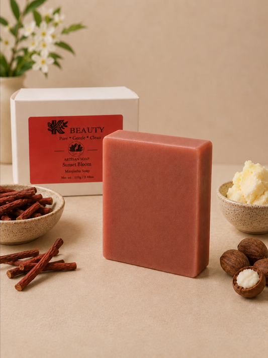 Sunset Bloom (Manjistha Soap) 110g / 3.88oz.